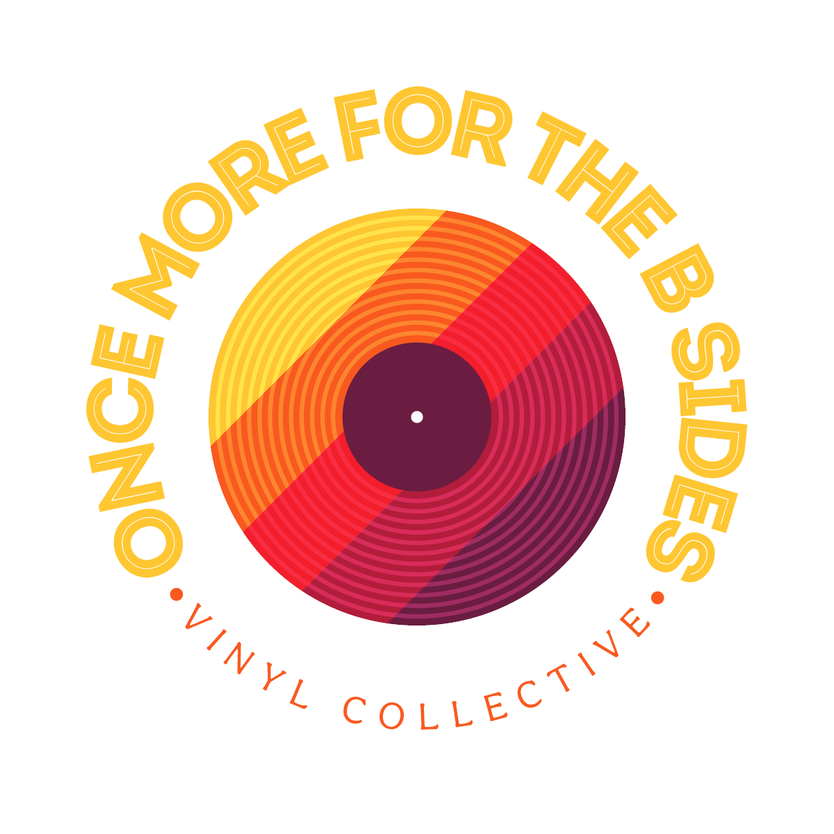 Once More for the B Sides - Sunset Full Logo On Light